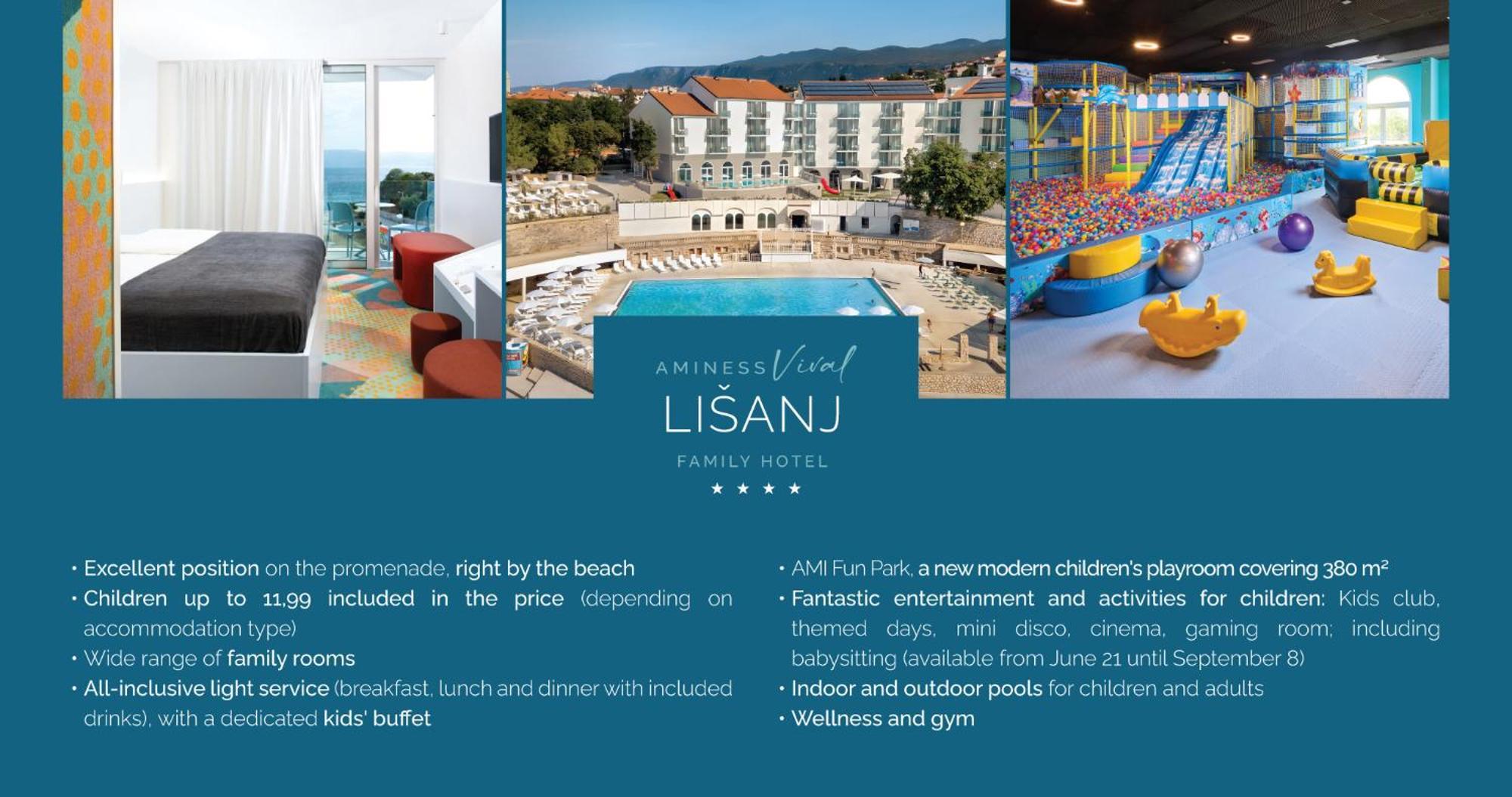 Aminess Vival Casa Lisanj Novi Vinodolski Exterior foto